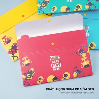 Túi Đựng Tài Liệu Nhiều Ngăn CLASSMATE, File Đựng Tài Liệu A4 Giấy Tờ Hồ Sơ In Hình Gaming Dành Cho Học Sinh CL-CBA31