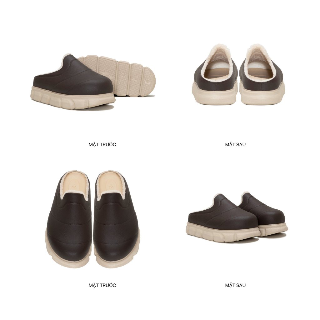 Ảnh Dép Sandal Nam Nữ Tăng Chiều Cao THEWOLF ESSENTIAL LARVA SLIDE SANDAL V2 - Đen Xanh Nâu Beige 4