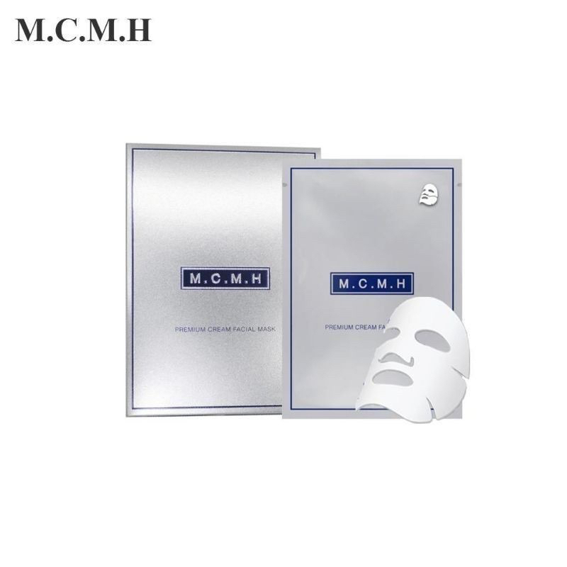 Mặt nạ M.C.M.H Premium Cream Facial Mask hạn 2028 dạng kem cao cấp trắng ngừa lão hóa giảm mụn tái tạo  da IS192