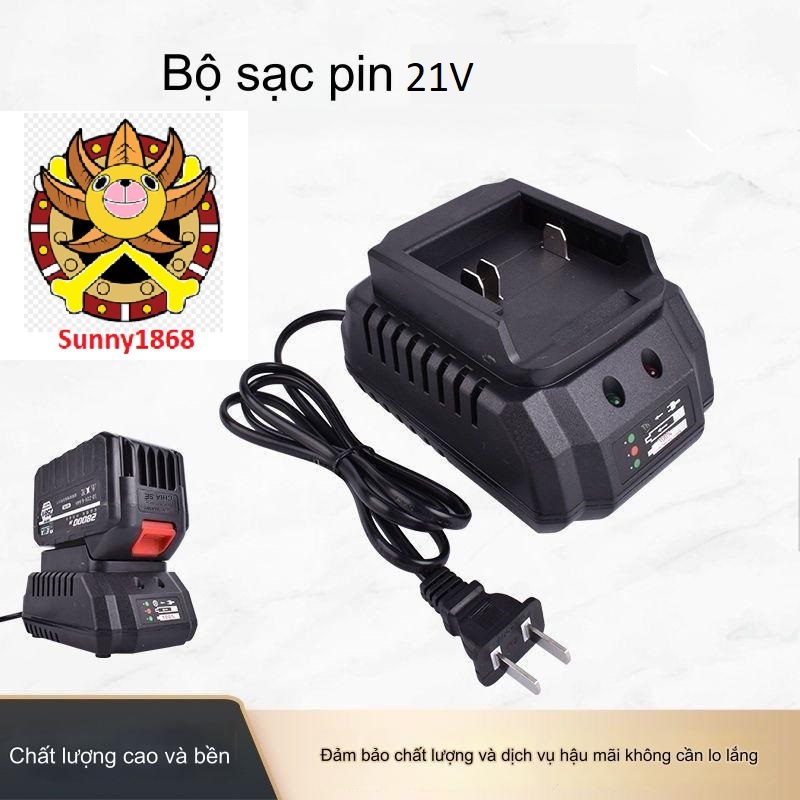 Đế sạc pin 21V chân pin phổ thông Makita, dòng sạc nhanh 1.7A, có đèn ...