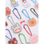 Set 15 dây Móc khóa dây bi 10cm nhiều màu handmade