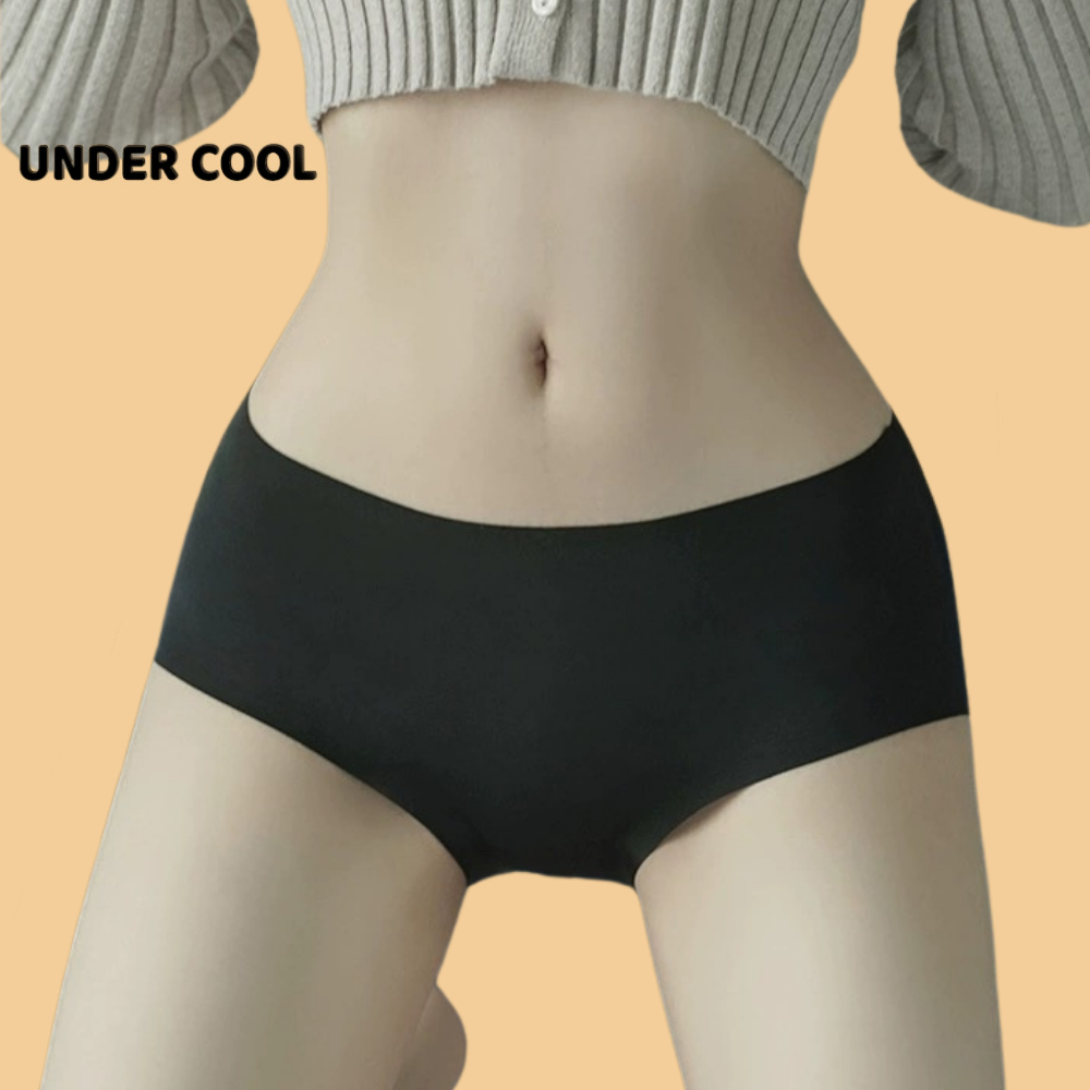 Quần Lót Nữ Đúc Su Trơn UNDERCOOL Tàng Hình Không Lộ Viền Cạp Trung 6 Màu QL15