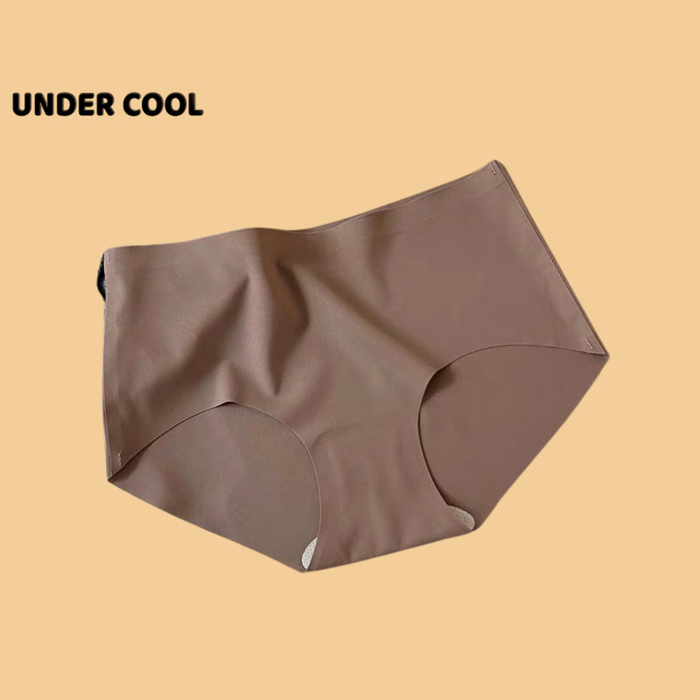 Quần Lót Nữ Đúc Su Trơn UNDERCOOL Tàng Hình Không Lộ Viền Cạp Trung 6 Màu QL15