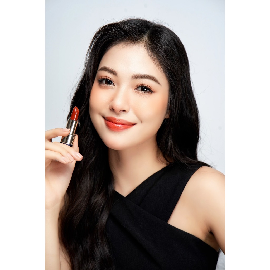 Son Lì Tự Nhiên #4 CAM GẠCH Chính Hãng Không Chì Lâu Trôi An toàn GAU SUNSET LOVER  Dạng Thỏi