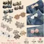 1cặp Ghim cài quần bị rộng. Cúc cài thu nhỏ eo quần - áo nhiều charm dễ thương