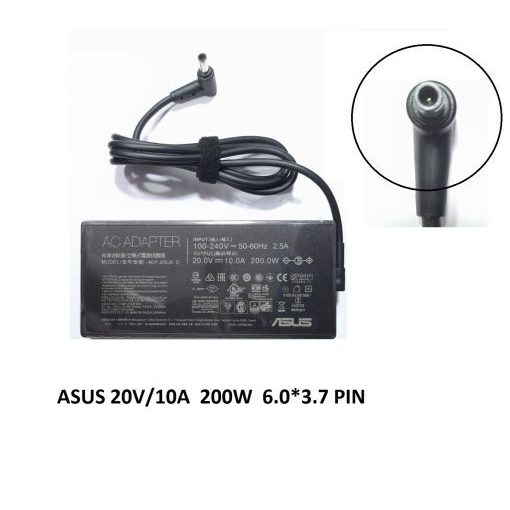 Sạc Laptop ASUS 20V-10A (Kim to - 6.0mm x 3.7mm) - ZIN