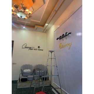 (Nhắn shop)Thiết Kế Chữ Theo Yêu Cầu Chữ logo alu - trang trí dán tường - Chữ Dán Tường, Dán Biển Quảng Cáo Decor Phòng