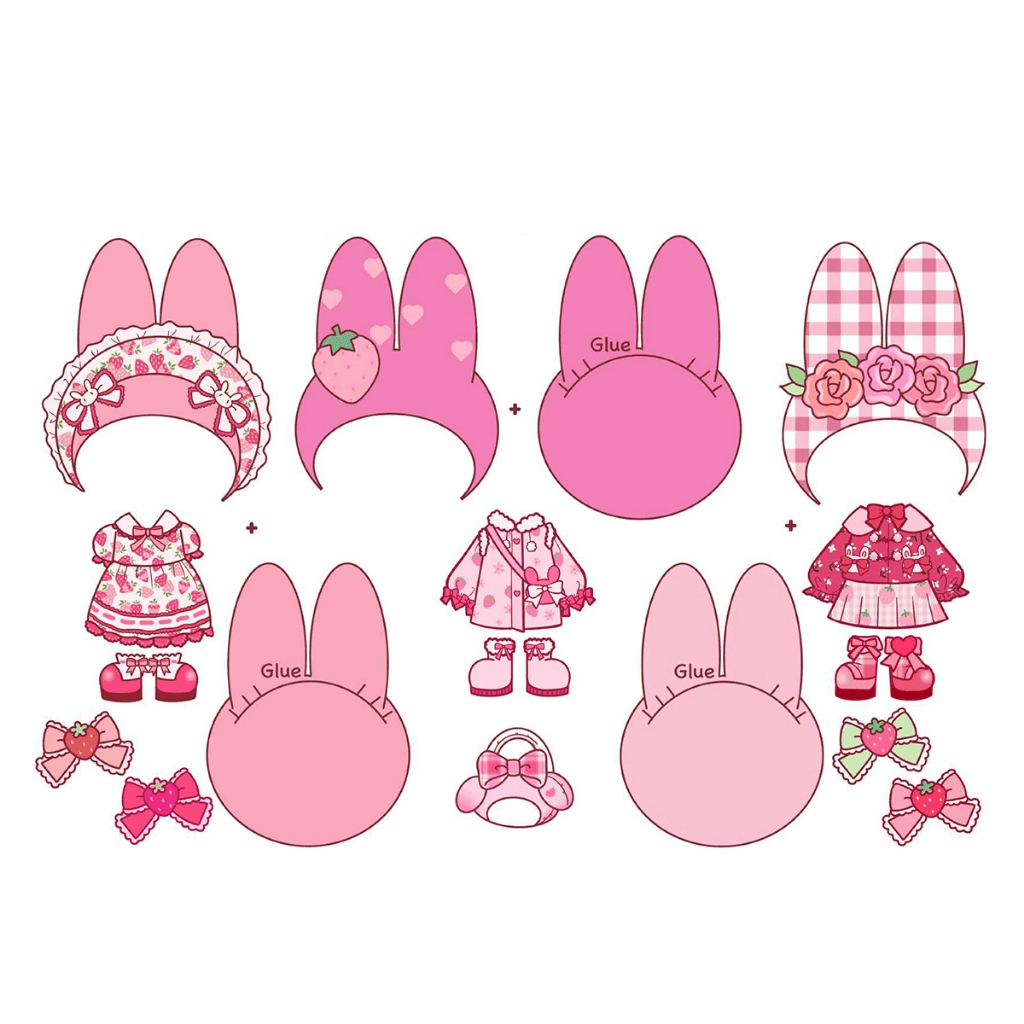 Đồ chơi cho bé giá rẻ - Búp bê giấy thay đồ Toca với nhiều chủ đề siêu dễ thương - Set giấy tự cắt dán - DIY tự làm