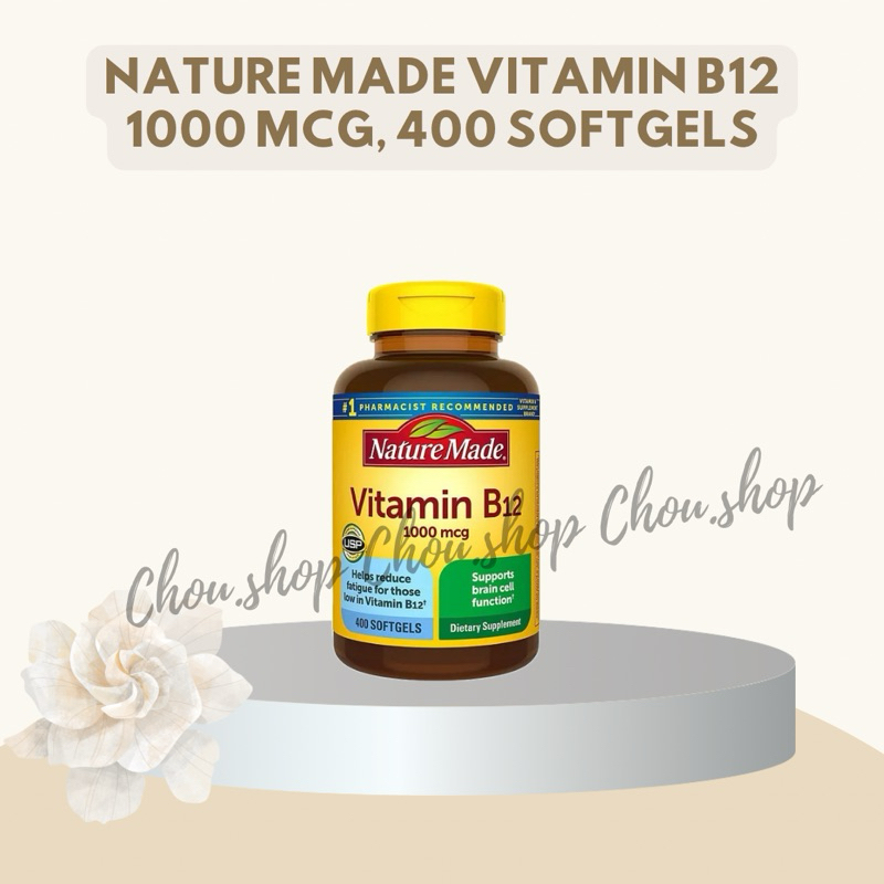 ViÊn UỐng Vitamin B12 Nature Made 1000mcg 400 Viên Shopee Việt Nam