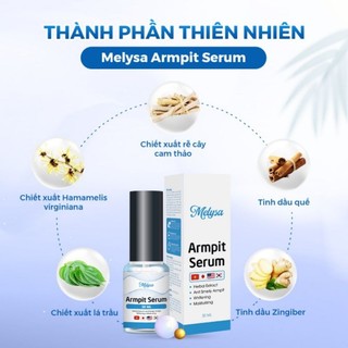 Xịt Khử Mùi Nách Melysa 48H – Ngăn Mồ Hôi, Khô Thoáng, Giảm Thâm, Tự tin