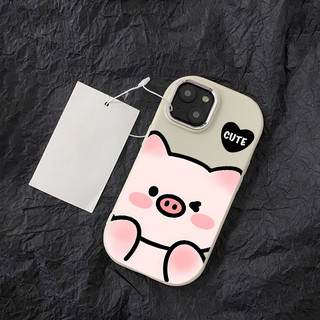 Ốp lưng iphone mềm chống sốc camera mạ kim heo hồng cute dành cho ip 6/7/8/plus/x/xr/xs/11/12/13/14/15/pro max - gb2001