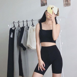 Quần Legging Bigsize Dáng Quần Ôm Ngố Thể Thao Chất Umi Co Giãn Thấm Hút Mồ Hôi QOM