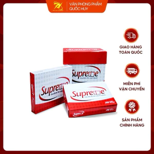 GIẤY A4 SUPPREME ĐL 70GSM -THÁI LAN (500 TỜ /1 RAM) - VPP QUỐC HUY