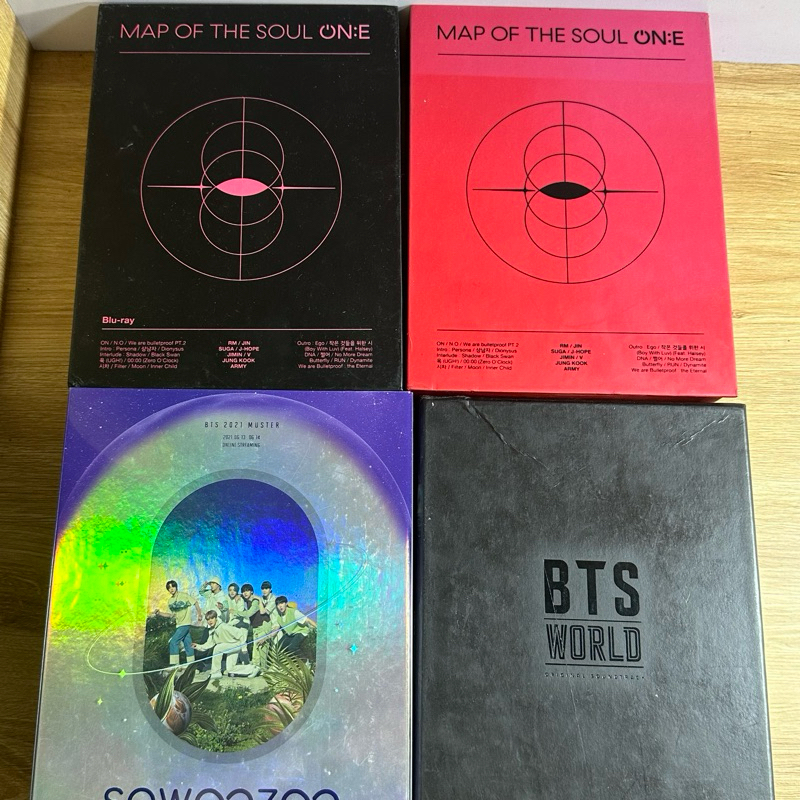 dvd bts chính hãng full đồ không card dvd sowoozoo, dvd mots, bts world ...