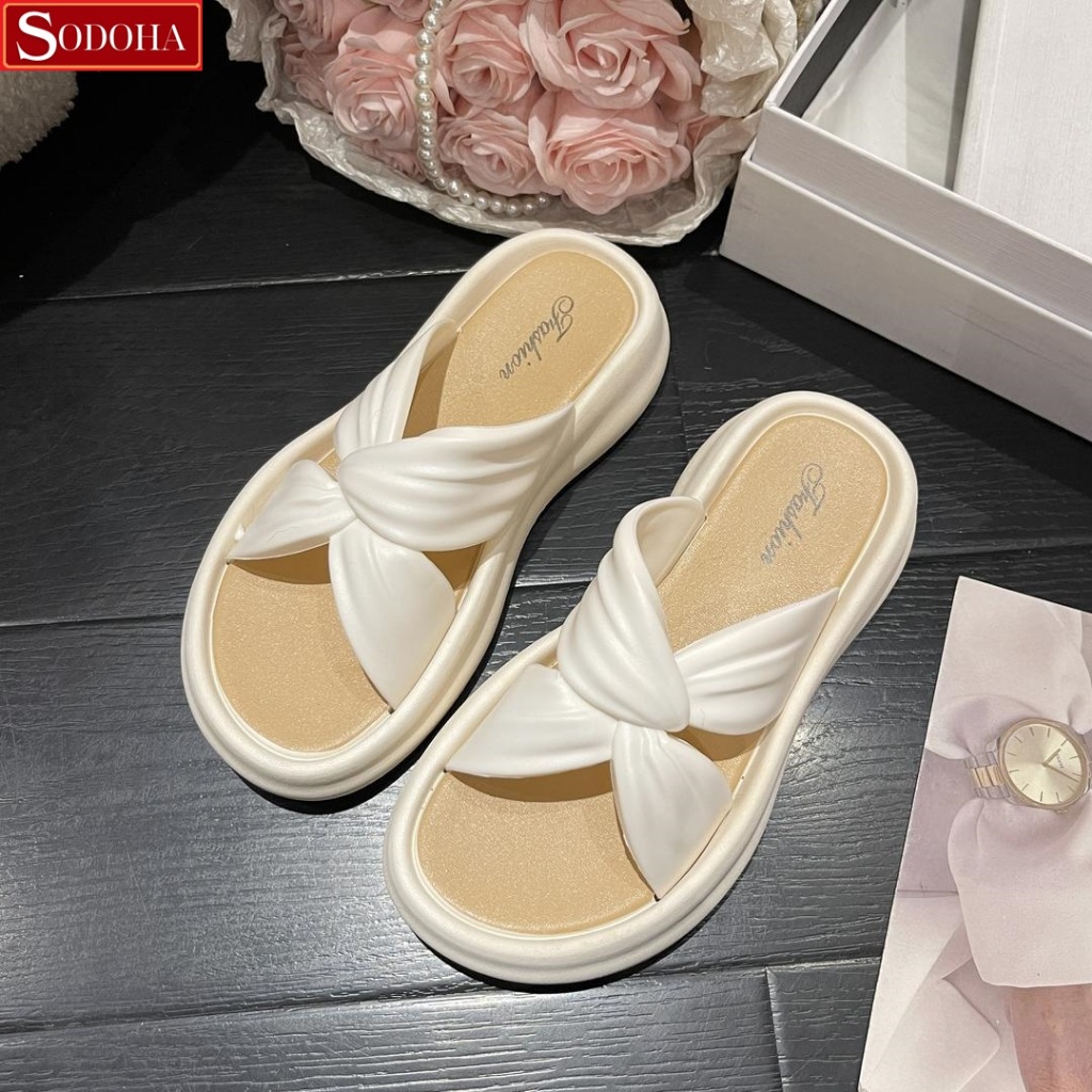Ảnh Dép Nữ Đế Bằng , Phong Cách Hàn Quốc SODOHA D299 2