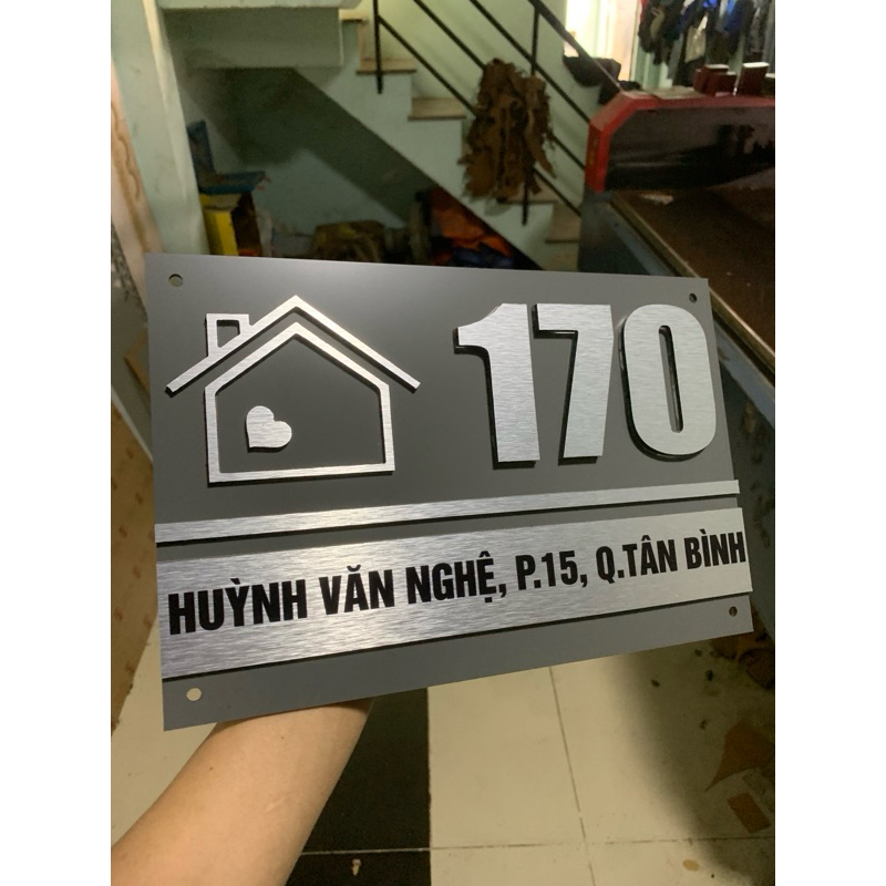 Biển số nhà. Bảng số nhà. Đặt hàng theo yêu cầu.