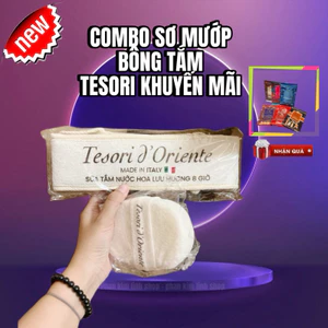 Combo tắm lưng và body tesori của Ý