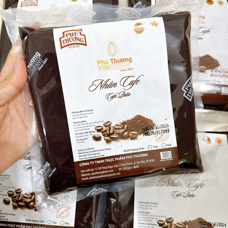 Nhân cà phê Phú Thương 1kg