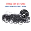 Gioăng Cao Su Oring NBR Dày 2mm - OD 5mm đến 20mm - Vòng Đệm Cao Su Tròn Chịu Dầu, Chịu Áp Lực Cao