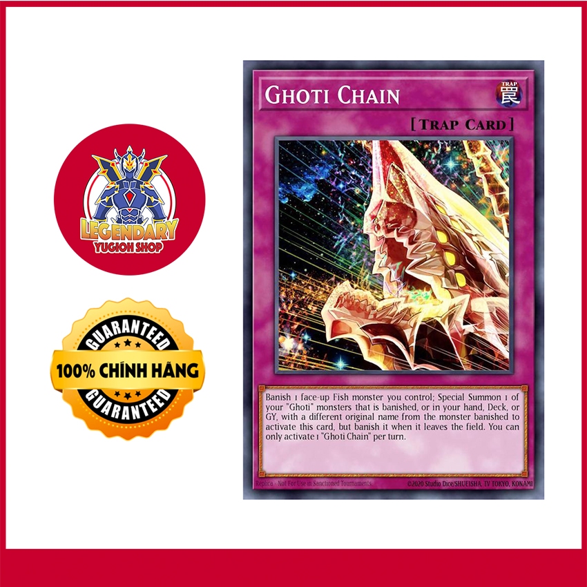 [Thẻ Bài Yugioh Chính Hãng] Ghoti Chain | Shopee Việt Nam