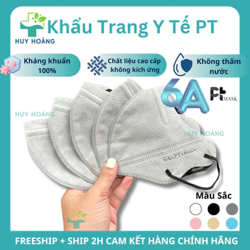 [SET 50 Chiếc] Khẩu trang 6A PT chống nắng 4 lớp kháng khuẩn, khẩu trang chống nắng dày dặn cao cấp
