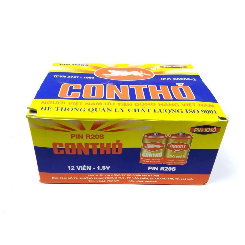 [HOT] VỈ 2 QUẢ PIN CON THỎ ĐẠI MẠNH MẼ BỀN BỈ - VPP QUỐC HUY.