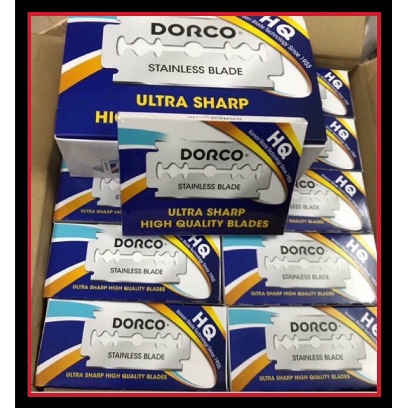 [BUÔN] DAO CẠO DORCO, LƯỠI LAM DORCO, LỐC 100 CÁI - VPP QUỐC HUY.