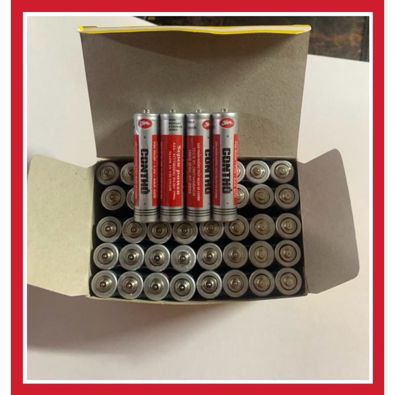 [BUÔN] PIN ĐŨA AAA CON THỎ R03P, HỘP 40 VIÊN -VPP QUỐC HUY