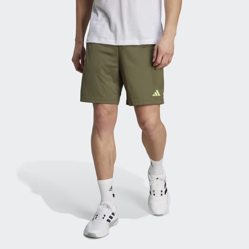 Quần Short Adidas Rằn Ri Seasonal Train Essentials - Xanh Lá Cây ...