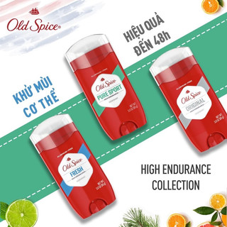 Sáp Khử Mùi Old Spice Giảm Tiết Mồ Hôi Hương Thơm Tự Nhiên (73g, 85g)