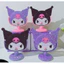 Gương Kuromi đính đá thiết kế để bàn xinh xắn