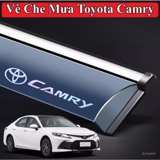 Vè Che Mưa Toyota Camry Có Viền Chị Mạ Inox Đẹp Hàng Loại Dày Cao Cấp