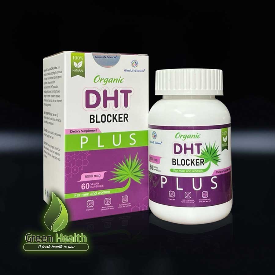 Viên uống DHT Blocker Plus, DHT ẤN Hỗ Trợ Giảm Rụng Tóc, Hỗ Trợ Mọc Tóc ...