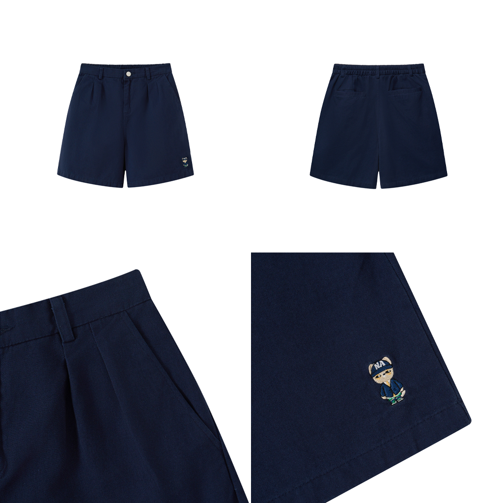 Ảnh Quần Short Kaki Unisex NOAM Original Fox - Màu Đen/ Trắng/ Xanh navy 2