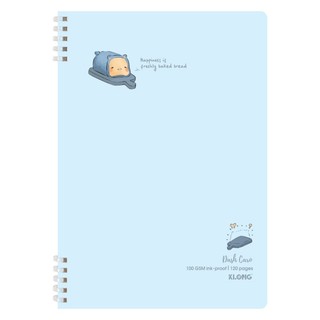 KLONG - Sổ Dash Caro (6x6)mm lò xo nhựa mềm 2 đầu B5 120 trang 100/76; MS: 508 ♥