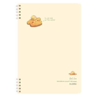KLONG - Sổ Dot Line lò xo nhựa mềm 2 đầu B5 120 trang 100/76; MS: 510 ♥
