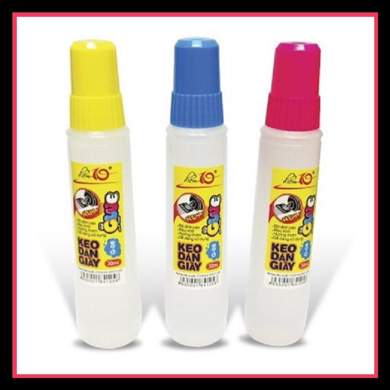 [SỈ] KEO DÁN GIẤY G08 THIÊN LONG, HỒ NƯỚC, G08 THIÊN LONG, LỐC 12 LỌ - VPP QUỐC HUY
