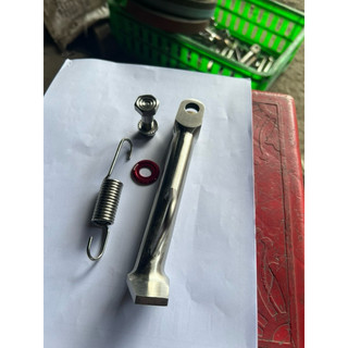 Chân Chống Nghiêng inox 304  ( combo kèm ốc + lò xo)