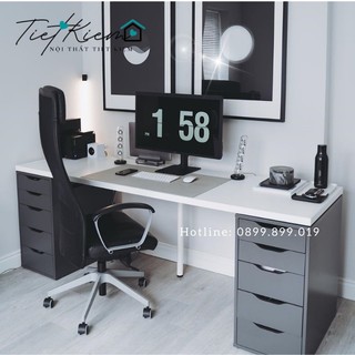 Bàn IKEA gỗ- Ikea desk 1m6 Nội Thất Tiết Kiệm T88879