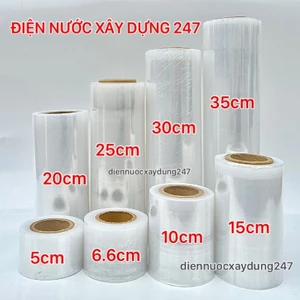 Màng PE quấn hàng hóa 5cm, 10cm , 15cm, 20cm , 25cm, 30cm, 35cm ( ẢNH THẬT 100% ) , màng chít, màng quấn bụng spa, ủ tê