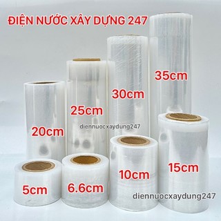Màng PE quấn hàng hóa 5cm, 10cm , 15cm, 20cm , 25cm, 30cm, 35cm ( ẢNH THẬT 100% ) , màng chít, màng quấn bụng spa, ủ tê