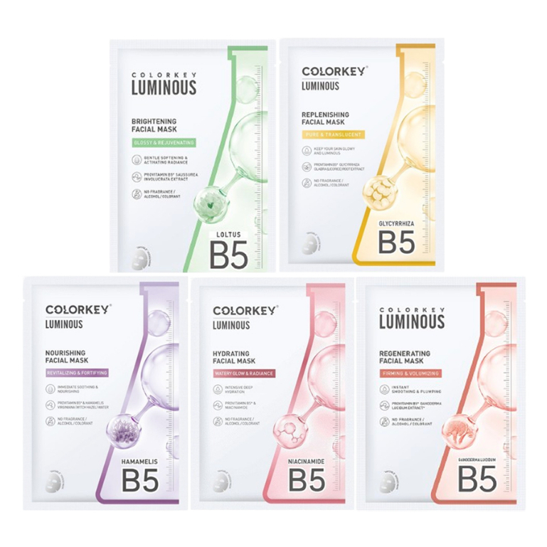 [COLORKEY] Hộp 10 Mặt Nạ Giấy Cấp Ẩm Colorkey Luminous Vitamin B5 ...