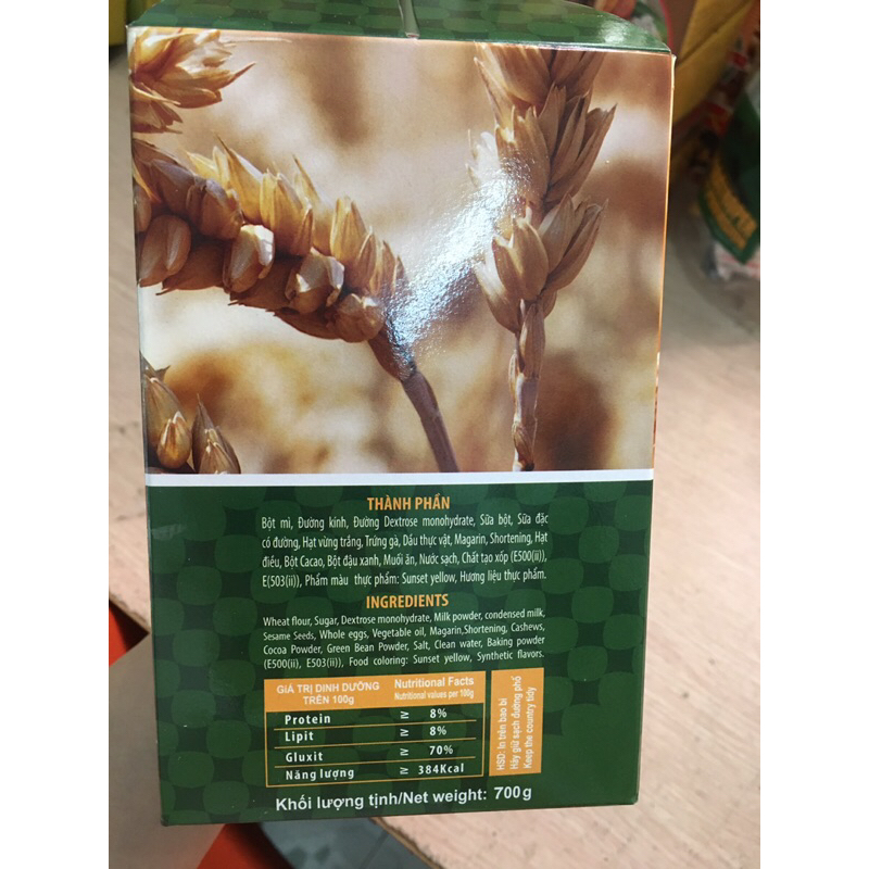 Lương khô truyền thống BB702 hợp 700g