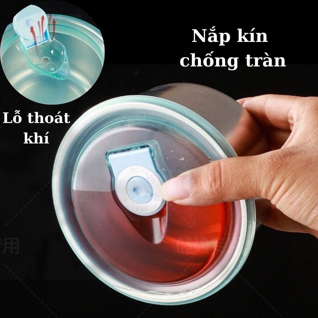Combo hộp đựng thức ăn tròn bằng inox có nắp nhựa đậy chống tràn thức ăn ra ngoài tiện lợi - Bát inox đựng thực phẩm.