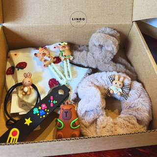 Set Quà Sinh Nhật Capybara LINDO, Quà Tặng Bạn Gái Dịp Đặc Biệt, 8/3, 14/2, 20/10