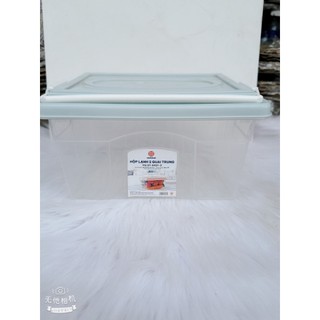 Hộp lạnh 2 quai Việt Nhật 4 size (6521), Hộp đựng thực phẩm, bảo quản thức ăn có quai xách tiện lợi