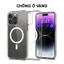 Ốp Trong Suốt Không Ố Vàng Chính Hãng LIKGUSVN Cho IP 11->17Promax - Lưng Cứng,Viền Cứng-Sạc Không Dây