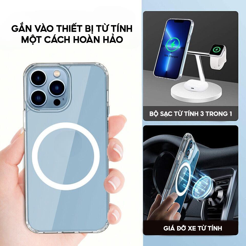 Ảnh Ốp Trong Suốt Không Ố Vàng Chính Hãng LIKGUS Cho IP 11-12-13-14-15-Pro-Plus-Promax - Lưng Cứng, Viền Cứng-Sạc Không Dây 3