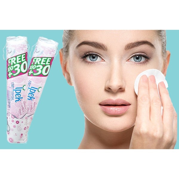 Bông tẩy trang cao cấp 150 miếng Ipek