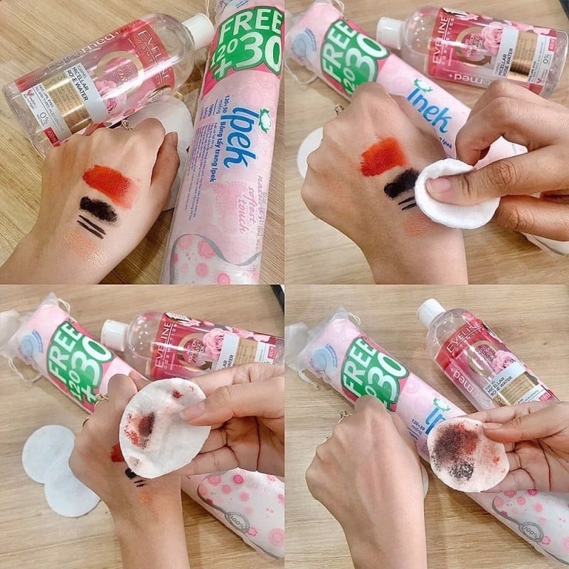 Bông tẩy trang cao cấp 150 miếng Ipek